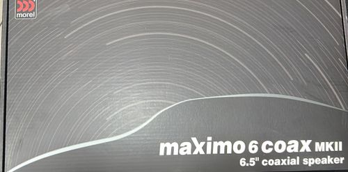 MAXIMO 6 COAX MKII MOREL רמקולים לרכב