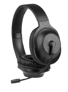 אוזניות מתקפלות עם מיקרופון וחיבור USB דגם WESDAR WH35