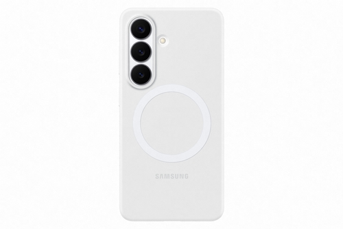 כיסוי סיליקון מגנטי לבן ל Samsung Galaxy S26 Ultra S948