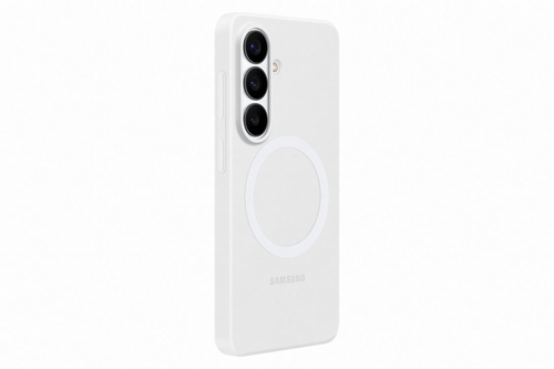 כיסוי סיליקון מגנטי לבן ל Samsung Galaxy S26 Ultra S948
