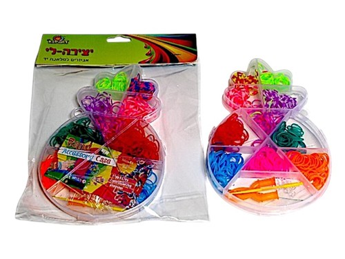 ערכת גומיות להכנת צמידים – 400 חלקים