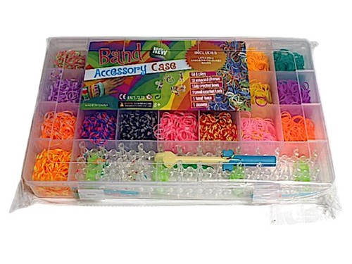 ערכת גומיות ענקית להכנת צמידים – 4,200 חלקים