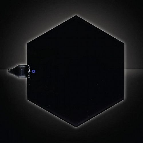 פלטת שבת מתחברת מזכוכית סט רביעייה UNIVERSE NRI-956X4 שחור