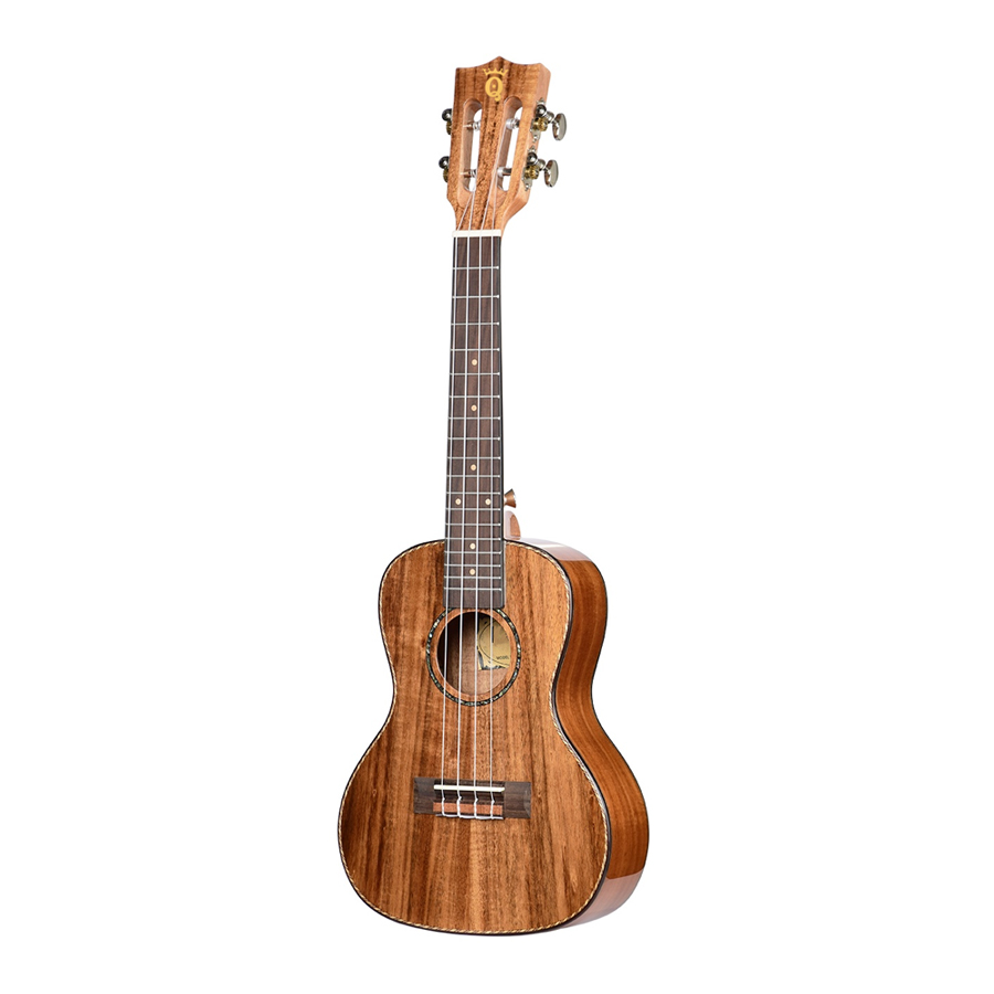 יוקללה קונצרט מעץ KOA מלא Queen UK-MA9-24