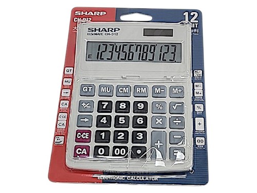 מחשבון שולחני SHARP  – תצוגת 12 ספרות | גדול וברור