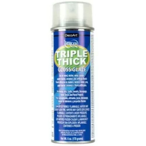 ספריי לכה עבה טריפל טיק 170 גר Triple Thick Gloss Glaze DecoArt