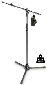 מעמד למיקרופון Heavy Duty עם בום טלסקופי בעל 2 נקודות כוונון GRAVITY