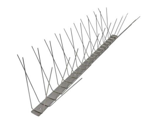 דוקרן W4-S להרחקת יונים נירוסטה מלא - בסיס נירוסטה וקוצים מנירוסטה - יחידה
