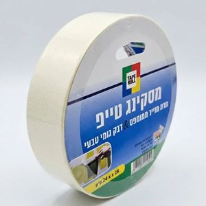 דבק נייר מסקינג טייפ 24 ממ רוחב