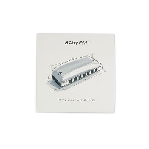 מפוחית בלוז KONGSHENG BabyFat 7 חורים - עיצוב קומפקטי עם קידוד צבעוני ומסגסוגת אלומיניום איכותית לנגינה ניידת ומקצועית