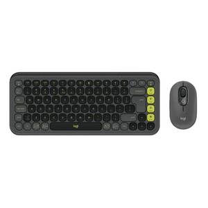 סט מקלדת ועכבר אלחוטיים בצבע גרפיט | LOGITECH POP ICON COMBO