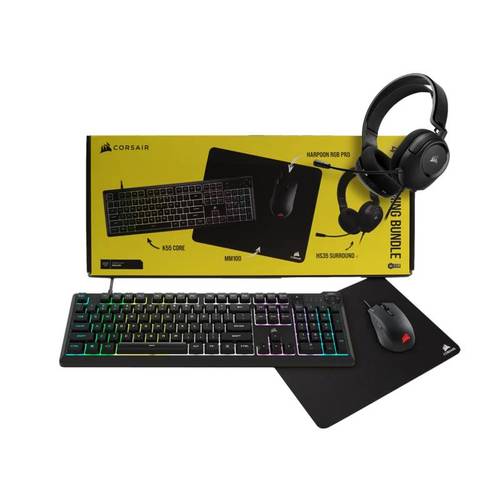 מארז גיימינג CORSAIR 4 In 1 Gaming Bundle