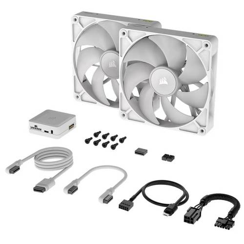 CORSAIR RX140 RGB iCUE LINK – זוג מאווררי 140 מ