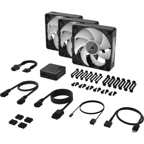 סט מאווררים iCUE LINK RX120 MAX RGB 120mm מבית CORSAIR שחור