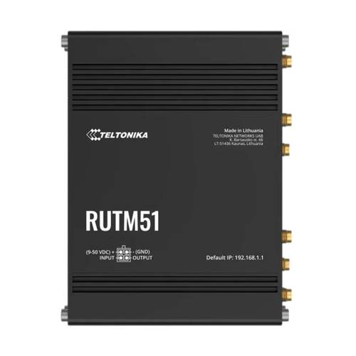 נתב סלולרי תעשייתי RUTM51 5G מבית TELTONIKA