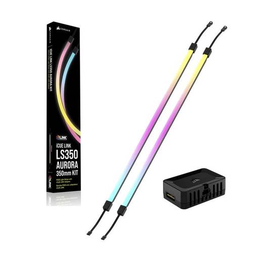 סט פסי תאורה חכמים CORSAIR iCUE LINK LS350 Aurora RGB – באור