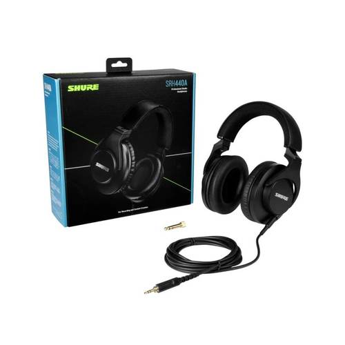 אוזניות סטודיו מקצועיות SRH440A מבית SHURE