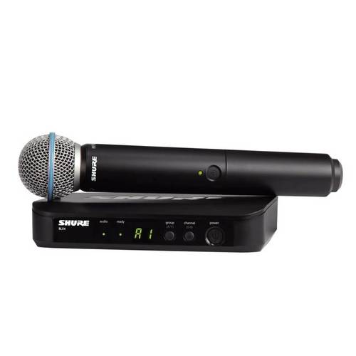 Shure BLX24E B58-G18 – מערכת אלחוטית עם מיקרופון