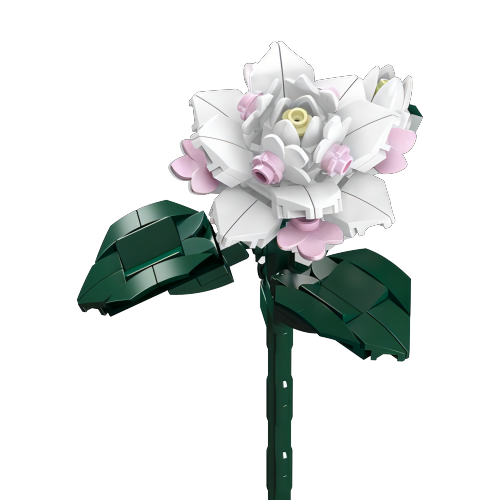 דגם הרכבה Jbricks 150707 Camellia Flower 