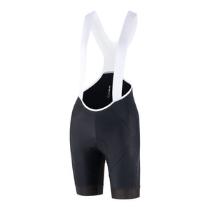 ביב רכיבה קצר נשים לאופניים THUNDER LADY BIB שחור אלסטי טכני ומנדף מאוד 