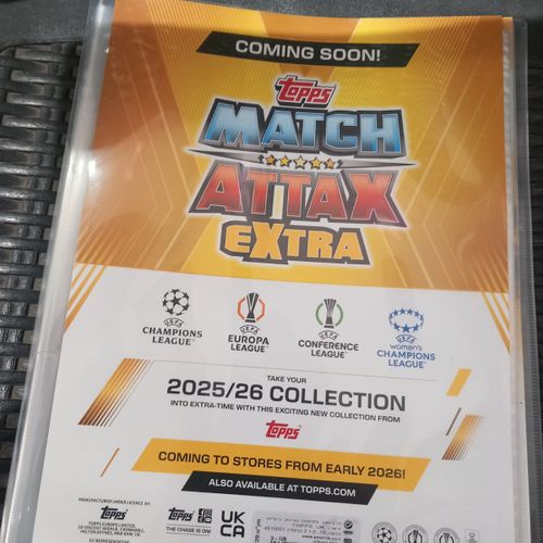 אלבום ליגת האלופות ללא קלפים מאץ' אטקס - MATCH ATTAX 2026