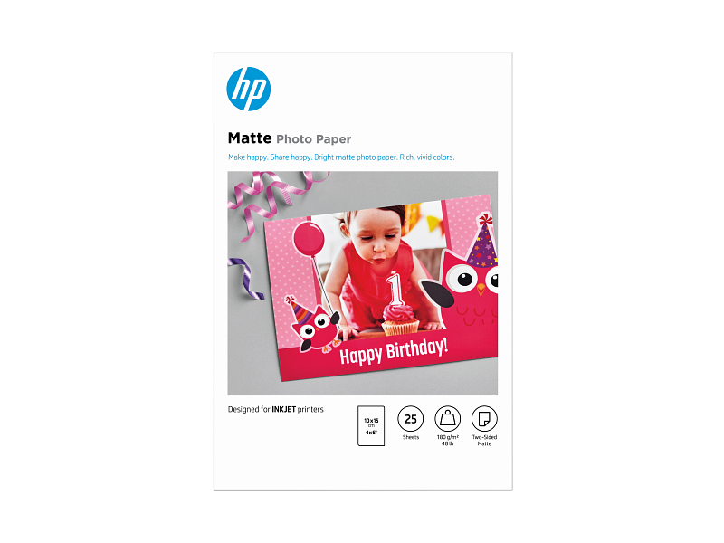 נייר צילום HP Matte‏, 180 ג