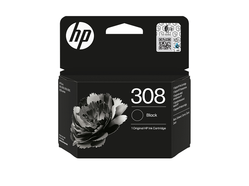 מחסנית דיו מקורית בשחור HP 308 
