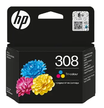 308COLOR ראש דיו צבעוני מקורי למדפסות HP 2900 / 2910