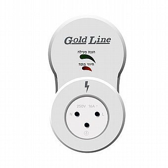 מגן ברקים ונחשולי מתח 5 דקות השהייה Gold line - LPP-02