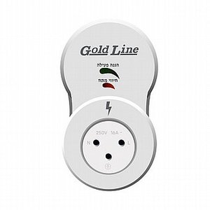 מגן ברקים ונחשולי מתח 5 דקות השהייה Gold line - LPP-02 גולדליין