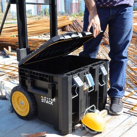 ארגז כלים 3 קומות משוריין 125 ליטר CAT HYPER STACK DA41005