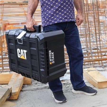 ארגז כלים 3 קומות משוריין 125 ליטר CAT HYPER STACK DA41005