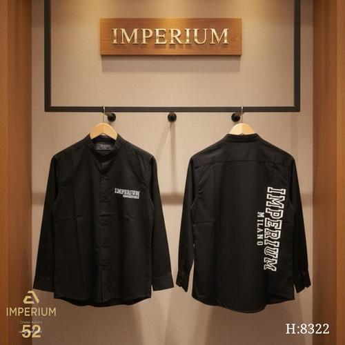 חולצה מכופתרת לילדים מבית Imperium - שחור