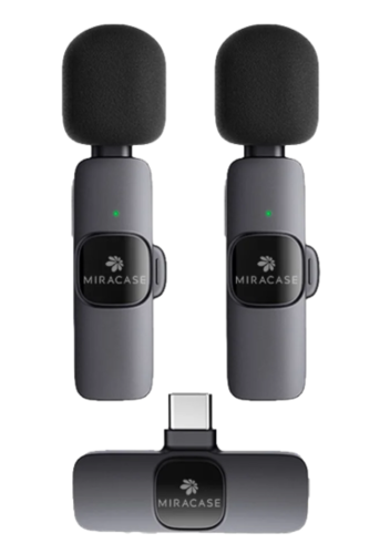 מיקרופון דש אלחוטי כפול דגם MWMC550 מבית MIRACASE