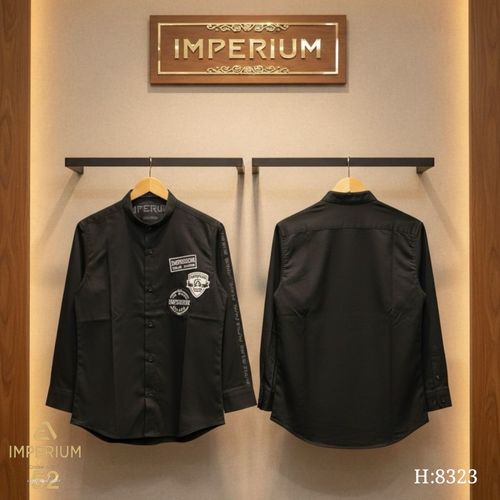 חולצה מכופתרת לילדים מבית Imperium - שחור