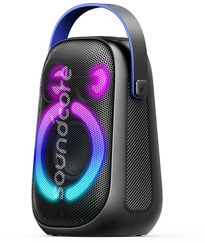 רמקול בידורית נייד 80W דגם Soundcore Rave Neo 2 מבית Anker - צבע שחור