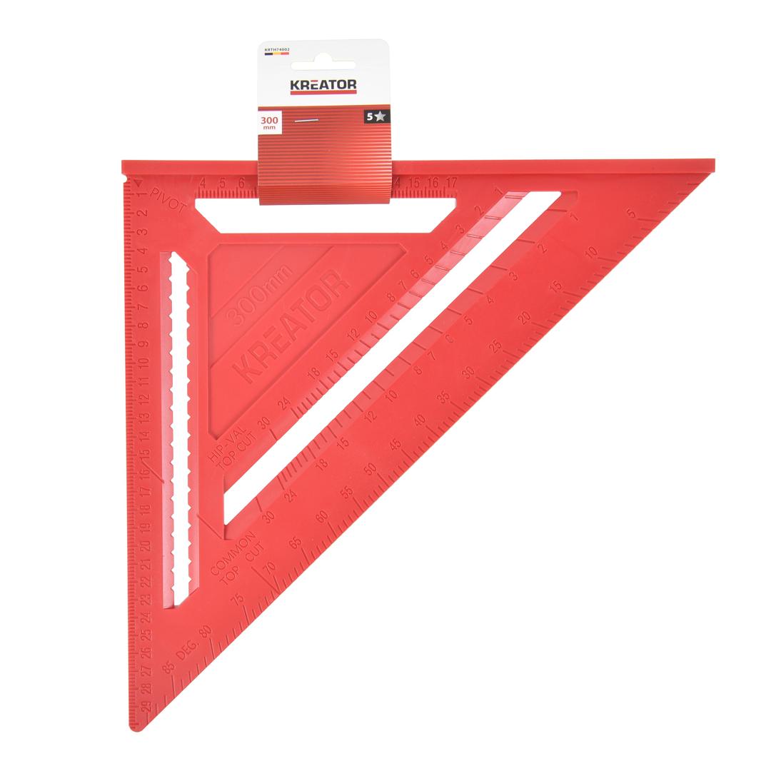 106 KRTH74002, פלס זווית 90°/45°  300 מ"מ  , TRY SQUARE 300MM