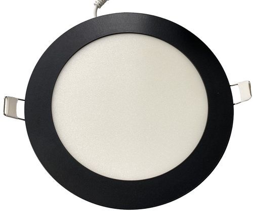 שקוע פאנל  14W LED עגול (מסגרת שחורה) LEDON 17cm W.L