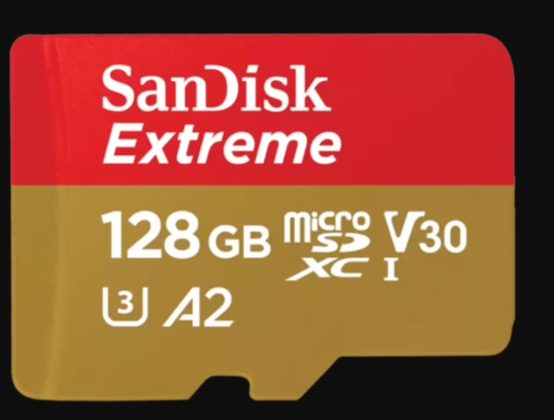 כרטיס זכרון אקסטרים 128GB סנדיסק Extreme