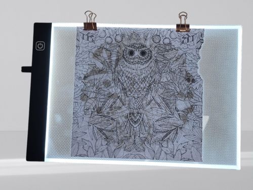 לוח העתקה מאיר LED לציור 30X40  – חיבור USB