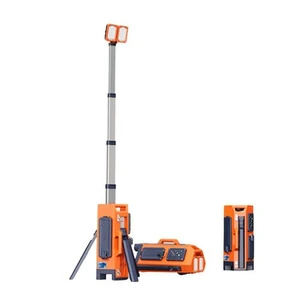 מגדל תאורה נייד TL-400 - תאורה מקצועית עם תא אחסון ל-3 סוללות