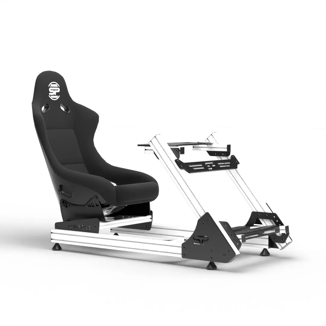 עמדת מירוצים שלדת SimPole GT V2 לבן 