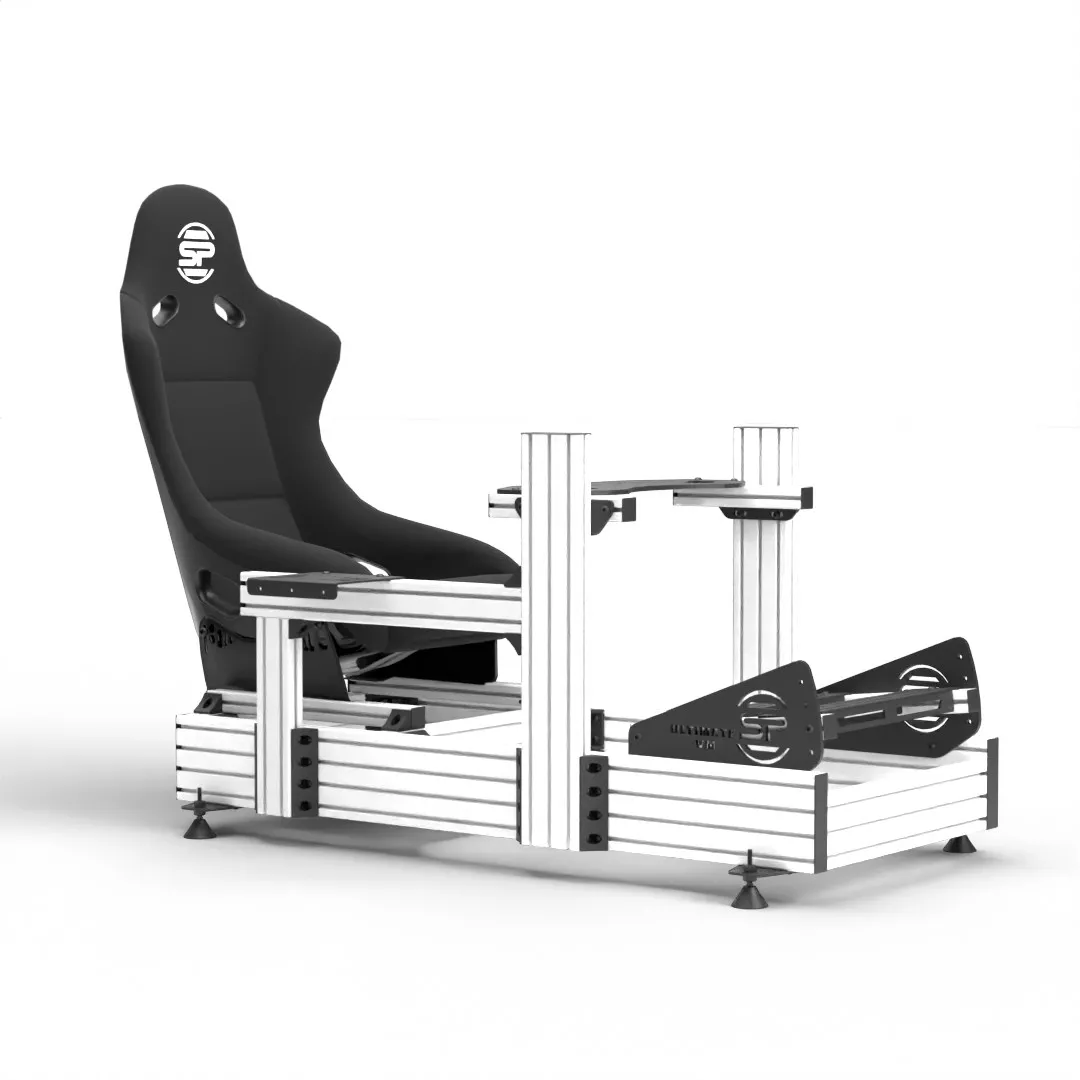 עמדת מירוצים SimPole VM Ultimate VENOM לבן