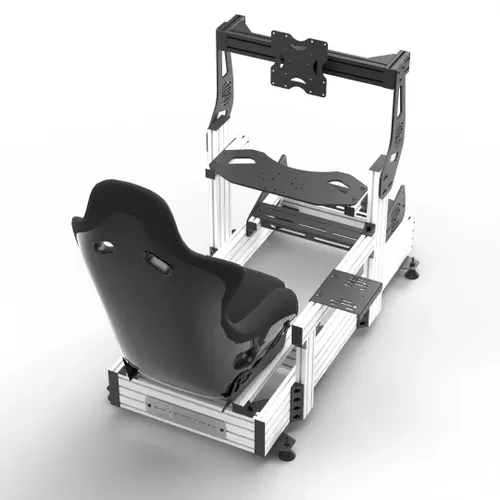 עמדת מירוצים SimPole VM Ultimate VENOM לבן