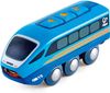 קטר רכבת נשלט מרחוק בנסיעה באמצעות אפליקציה או כפתורים עם אפקטים קוליים וטעינת USB