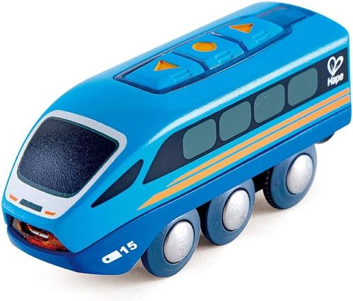 קטר רכבת נשלט מרחוק בנסיעה באמצעות אפליקציה או כפתורים עם אפקטים קוליים וטעינת USB