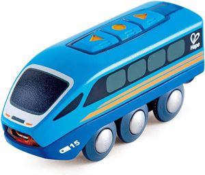 קטר רכבת נשלט מרחוק בנסיעה באמצעות אפליקציה או כפתורים עם אפקטים קוליים וטעינת USB