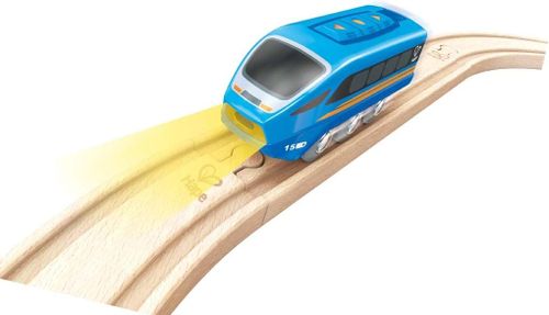 קטר רכבת נשלט מרחוק בנסיעה באמצעות אפליקציה או כפתורים עם אפקטים קוליים וטעינת USB
