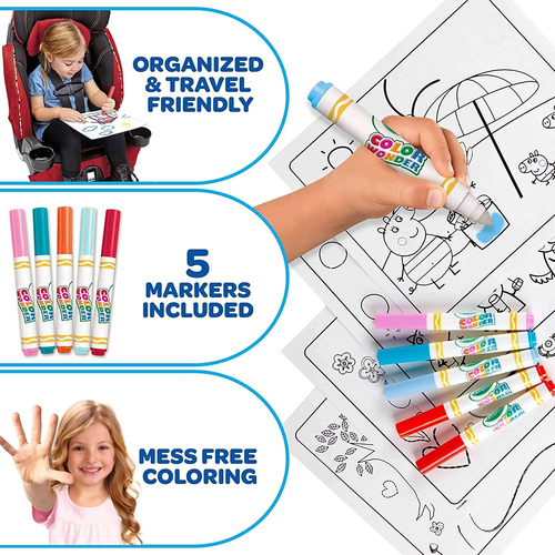 ערכת ציור ללא ליכלוך Color Wonder 18 דפים ו 4 טושים – ספיידרמן וחבריו המופלאים