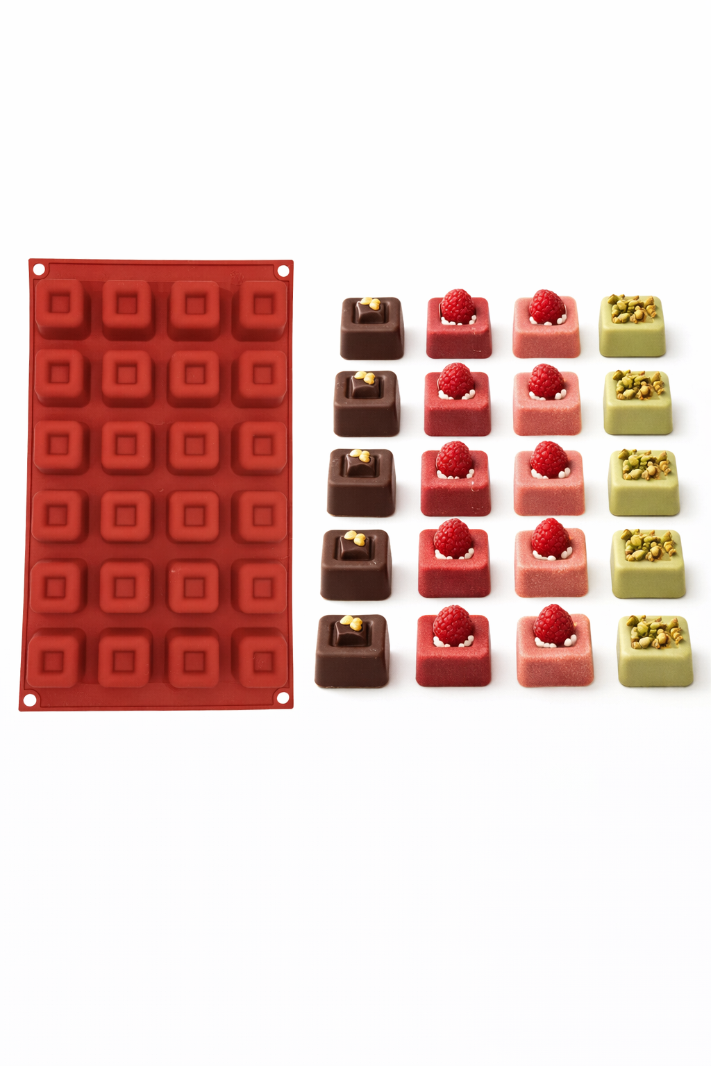 סיליקון שקעים רבוע עם שקע